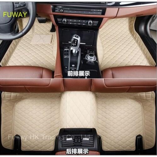 Car Floor Mats For Chrysler 300 300C 300M Aspen Cirrus Daytona Car Accessories car styling Foot mats Custom Black/Gray/Yellow