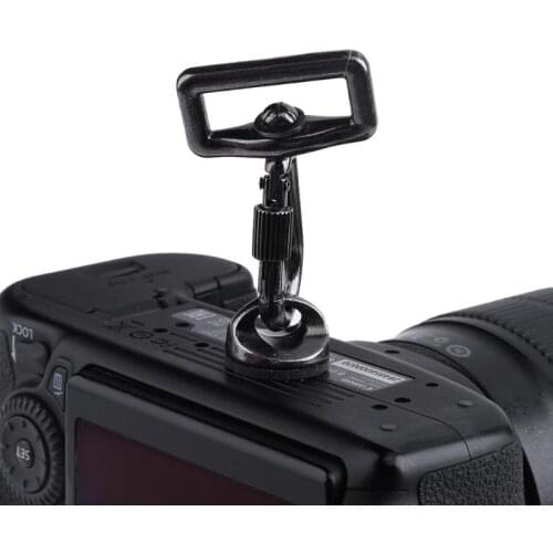 SLR DSLR Digital Camera 1/4 Metal Shoulder Strap Hang Buckle Strap Screw