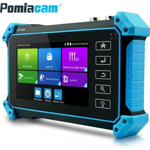 5 inch network coaxial HD tester monitor IPC5200 Plus HDMI VGA input analog test POE AHD TVI CVI CVBS
