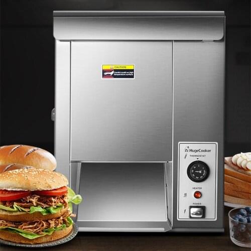 Commercial high-end hamburger machine automatic double-layer baking oven heating dough equipment