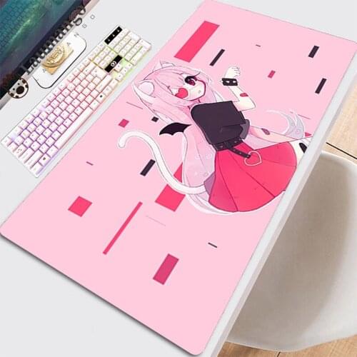 Mousepad Gamer Mouse Mats Computer Mouse Pad Anime Table Mat Keyboard Gaming Accessories Pc Gamer Large Mouse Pad Geoxor Moneko