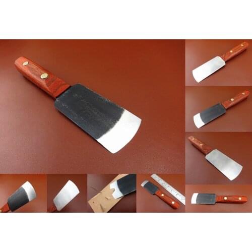 Leather Craft All Purpose Skiver Cutter Knife Tool Swiss High Speed Steel Wood Handle - Carving Stamping Knife Cutter Punch NEW