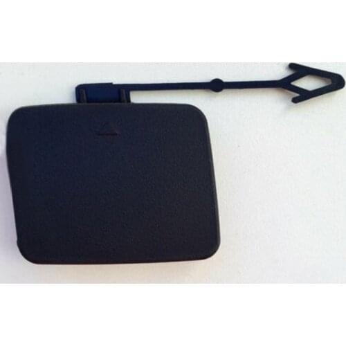 Car Tow Hook Cover Cap Black Plastic Replacement Rear 1 Pair Accessories