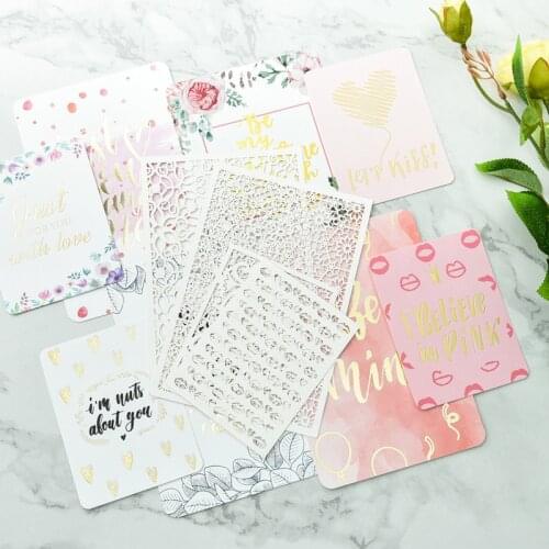 KSCRAFT 12pcs Single-side Printed Cardstock Die Cuts for Scrapbooking/Card Making/Journaling Project DIY