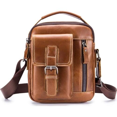 LAOSHIZI Men's Bags With Handles