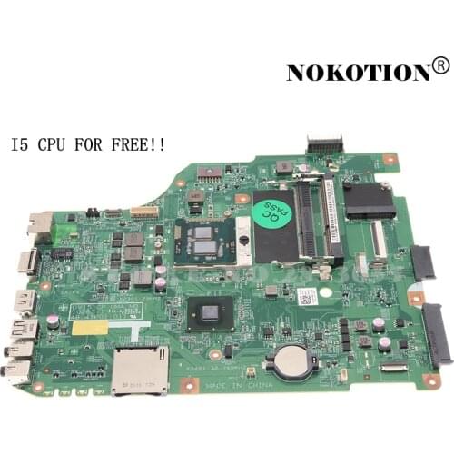 NOKOTION For Dell Inspiron N5040 Laptop Motherboard CN-0X6P88 0X6P88 48.4IP01.011 HM57 DDR3 Free CPU