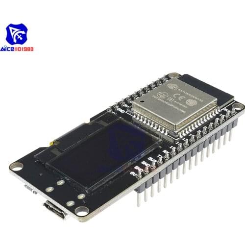 ESP32 ESP-WROOM-32 0.96" Inch OLED Display 2.4GHz WiFi Bluetooth Dual Mode Development Board Module for Arduino Wemos D1 AP STA