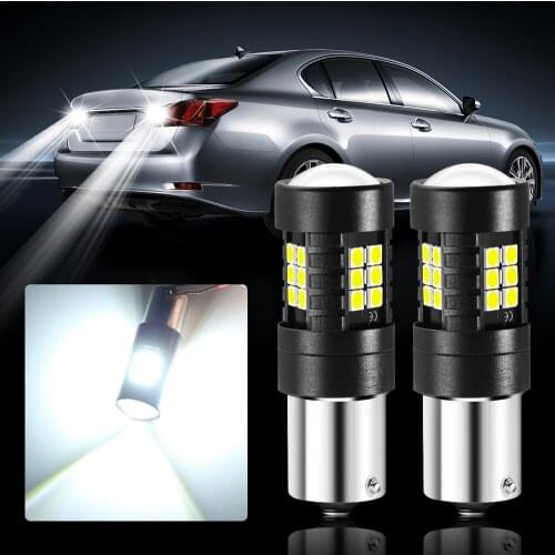 P21W BA15S 1156 LED Bulb Car Reverse Lights Brake Lights for skoda octavia rapid kodiaq octavia a5 suzuki swift jimny samurai