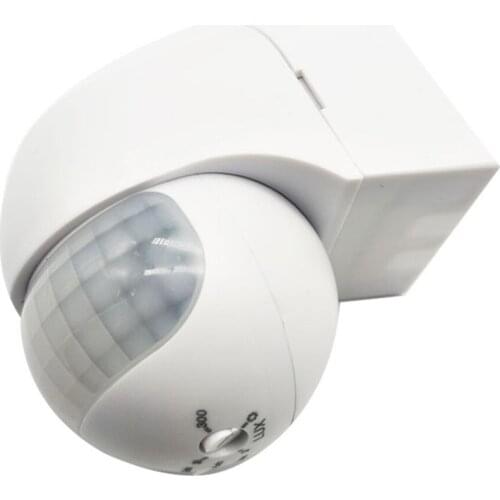 Durable Inductive Switch AC 110-240V 180 Degree Motion Sensor Automatic Infrared PIR Sensor Rotating Outdoor Timer Light Switch