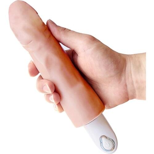 Bendable 10 Functions Big Realistic Dildo Vibrator Sex Toys for Woman Huge Artificial Penis G Spot Vibrating Dildo Sex Products