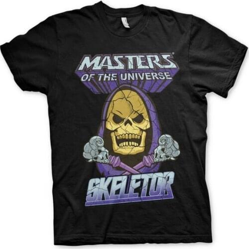 Skeletor He-Man Masters of the Universe Staff Official Tee T-Shirt Mens