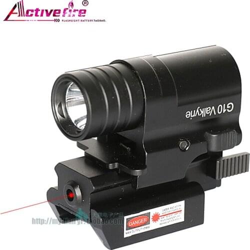 Tactical rail multifunctional CS rail 20MM pickup laser small red dot aluminum alloy strong light lumen rechargeable flashlight