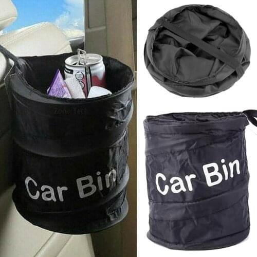 Universal Car Bin Foldable Waterproof Car Garbage Waste Litter Storage Organizer Portable Trash Auto Accessories