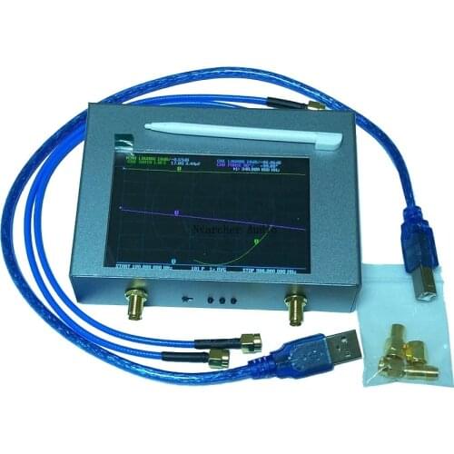 Original Plus4 NanoVNA V2 4GHz Vector Network Analyzer 4 Inch TFT 50KHz-4GHz Shortwave HF VHF UHF 70-90dB With 3200mAh Battery