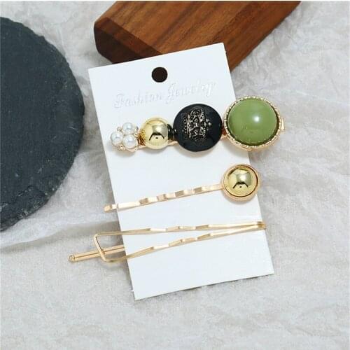 1Set Metal Hair Clips Women Hairpin Girls Hairpins Barrette Bobby Pin Hairgrip Hair Accessories New Arrival