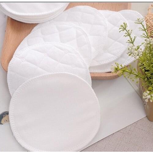 10PCS Soft Cotton Baby Nursing Pad Washable Feeding Breast Pad Absorbent Reusable Nursing Anti-overflow Postpartum Nursing Pads