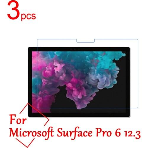 3pcs Ultra Clear/Matte/Nano anti-Explosion Screen Protector For Microsoft Surface Pro 6 7 4 12.3" Laptop LCD Protective Film