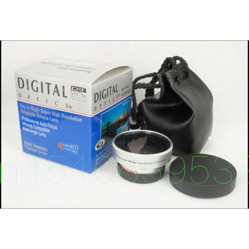 40.5mm 0.45x WIDE Angle + Macro Conversion LENS 40.5 0.45 Silver