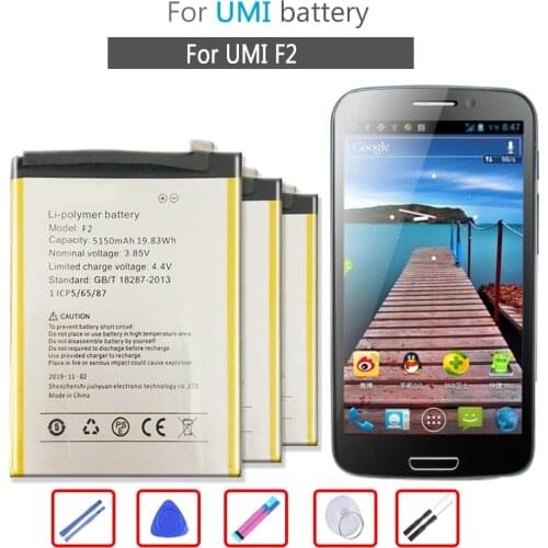 5150mAh Battery for UMI Umidigi F2 F 2 Mobile Phone