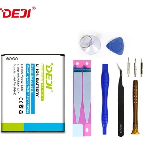 DEJI For SAMSUNG J7 2015 Battery Neo 2015 J7009 J7000 J7008 Real Capacity 3000mAh Internal Bateria