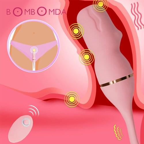 Wireless Remote Vibrators For Adult 10 Speed Clitoral Stimulator Powerful Vibrating Women Masturbator Heated Vagina Eggs Sex Toy