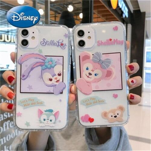 Disney Phone Case for IPhone 6S/7/8P/X/XR/XS/XSMAX/11/12Pro Stellalou Case Cover