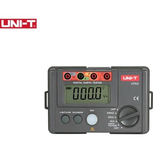 UNI-T UT522 Resistance Tester Digital Earth Ground Earth Insulation Resistance Tester for Power and Electrical Systems