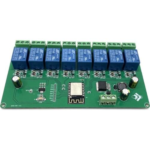 ESP8266 8 Channel WIFI Relay Module ESP-12F Development Board DC 5V / DC 7-28V Welding Tool Kits