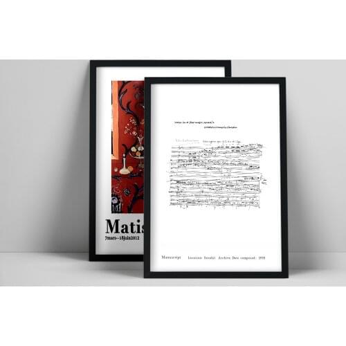 French Heri Matisse Red House Staff Oil Canvas Painting Wall Art Poster Prints Wall Picture For Bedroom Living Room Home Decor