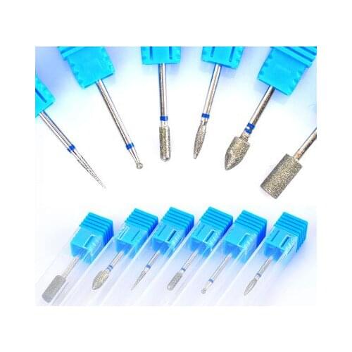 6 Styles Nail Art Drill Bit For Nail Art Beauty Cutter Grinding Tungsten Steel Polishing Milling Manicure Pedicure Nail Supplies