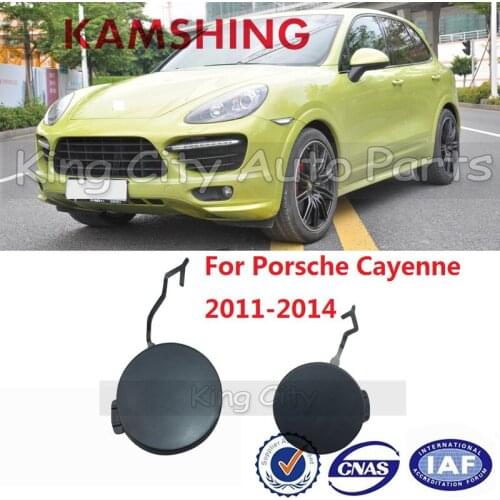 CAPQX For Porsche Cayenne 2011 2012 2013 2014 Front / Rear Bumper Towing Hook Cover Tow Lid Eye Caps