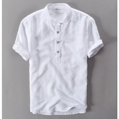 2019 Summer Mens Short Sleeved Shirts Breathes Cool Shirts