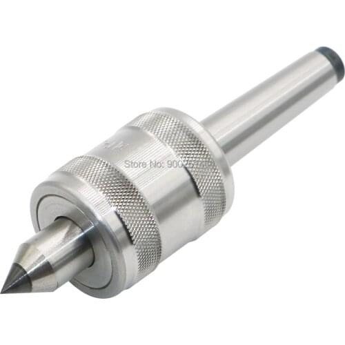 Live Center Morse Taper No. 2 High Precision CNC Lathe High Speed Rotary Fixed Alloy Center. (Morse No.2)
