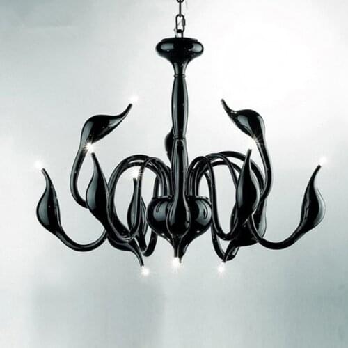European swan chandelier Swan Chandelier Lighting With G4 Led Bulb Design Wrought Iron white chandelier for chandelier lighting
