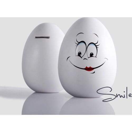 Cute White Ceramic Piggy Bank Children Secret Money Box Sparschwein Guarda Monedas Alcancias De Cerdito Savings Bank Kids 6KOA76