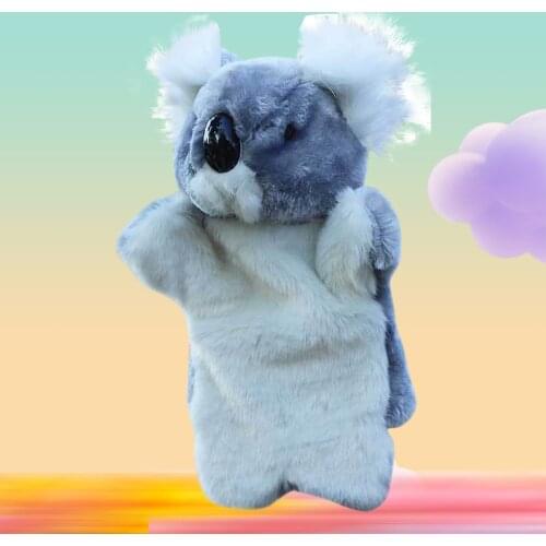 2021 New Cute Cartoon Animal Doll Lids Glove Hand Puppet Plush Koala Finger Toy Children Doll Toy For Kid Girl Boy Birthday Gift