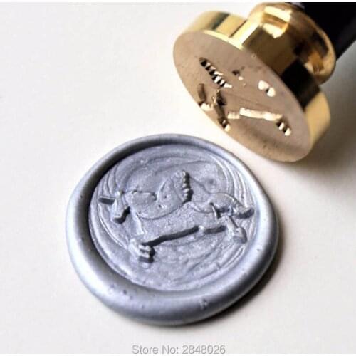 UNICORN Wax Seal Stamp, wedding stamp ,party wax seal stamp,initial wax seal stamp set