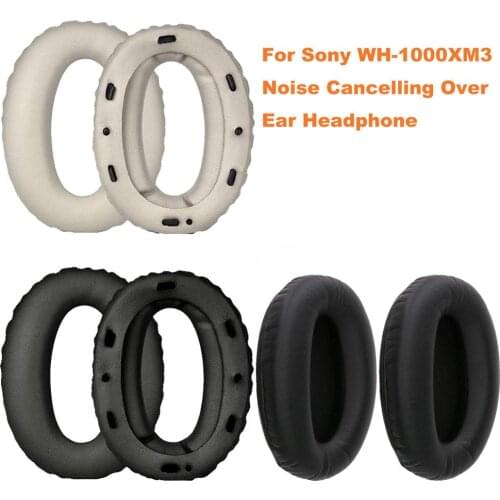 Sony WH-10 Headphone Replacement Earpads - Earpads Fits Sony WH-1000XM3 ANC Active Noise Cancelling Over Ear Headphone