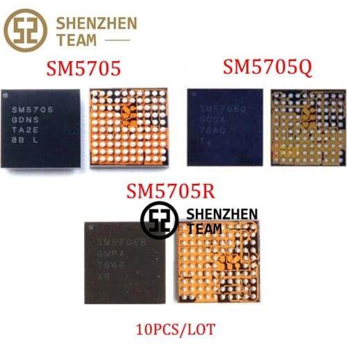 SZteam 10Pcs/Lot SM5705 SM5705Q SM5705R For USB Charging IC Charger Samsung A510F A710FD C5010 C5000 C7000 IC de Carga BGA Chips
