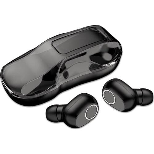 TWS Bluetooth Earphone 2020 Cool Car Design Wireless 5.0 Earphone Stereo Portable Earbuds Touch Control Music Gaming Headset