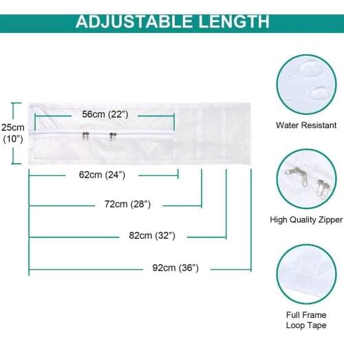 Window Air Lock Seal Cloth Plate Home Air Conditioner Cover Soft Baffle Outlet Window Seal For All Mobile Air Conditioning