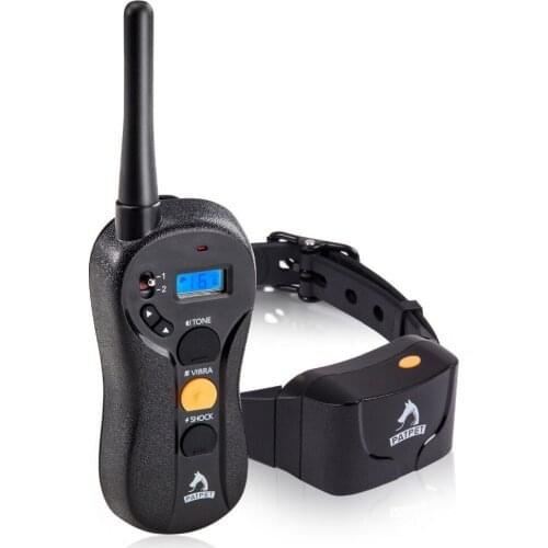 Waterproof Dog Training Collar Remote Controlled 1960ft Blind Operation with Tone / Vibration / Static Shock E-collars