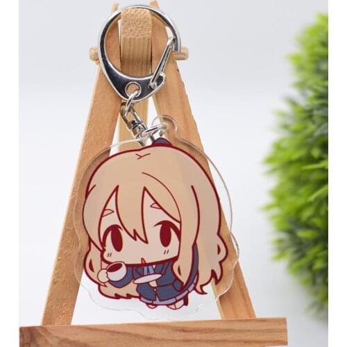 WL0944 K-ON! Keychain Acrylic Cartoon Keyring Accessories