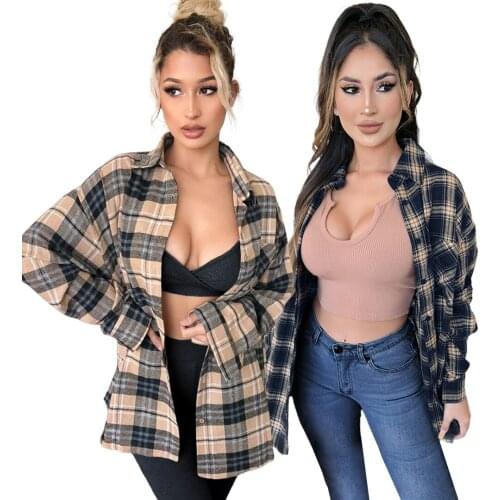 Woudeyou Women's Plaid Shirts