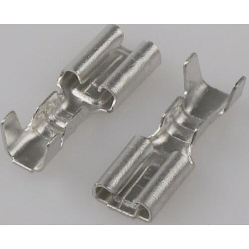 100pcs 3.8 Inserting spring thickness 0.3 mm cold compression wiring terminal connector DJ 622-D 3.8 Aa2