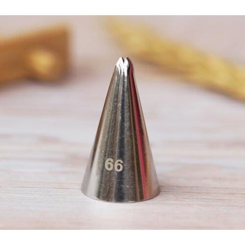 #66 Piping Nozzle Icing Tip Pastry Tip Cupcake Writing Tube Decorating Tip Baking & Pastry Tools Create Leaves Small Size
