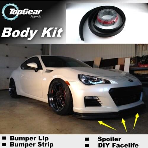 NOVOVISU Bumper Lip Lips For TOYOTA 86GT FR S For Subaru BRZ / Shop Spoiler For Car Tuning Recommend Body Kit + Strip