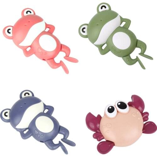 Baby Bath Toys 1 2 3 Years For Kids Swimming Pool Play Water Game Crab Frog For Children Beach Toys Safe Cute Water Play Toy