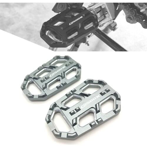 For HONDA CB500X Motorcycle Billet Footrest Wide Pedals Pedal Rest Footpegs