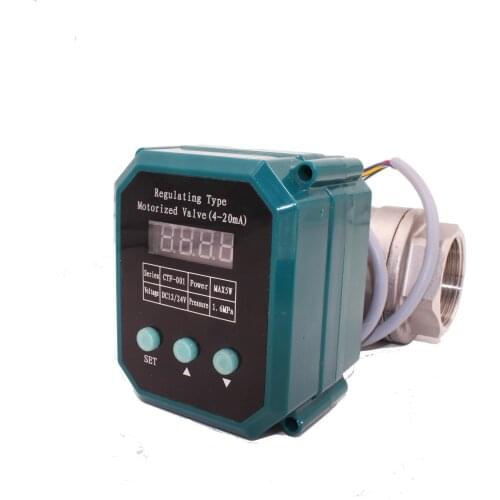 Electric Actuator 4-20mA Modulating Proportional Flow Control water ball valve
